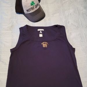 Antigua Women's Notre Dame Tank Top size XL Blue
